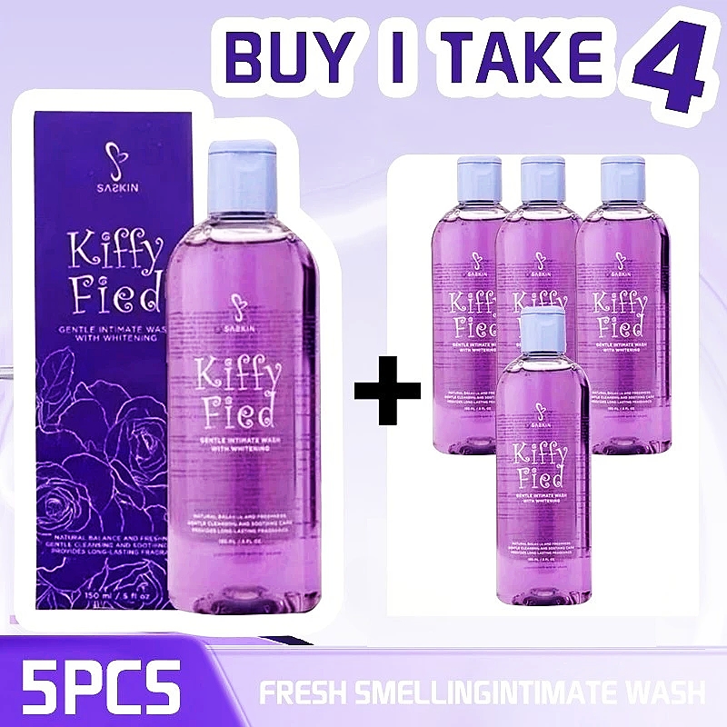 FreeShipping Philippines BUY 1 TAKE 2 SASKIN Kiffy Fied Feminine Wash 150ML | Kiffyfied Femwash Sachzna FreeShipping Philippines BUY 1 TAKE 2 SASKIN Kiffy Fied Feminine Wash 150ML | Kiffyfied Femwash Sachzna
