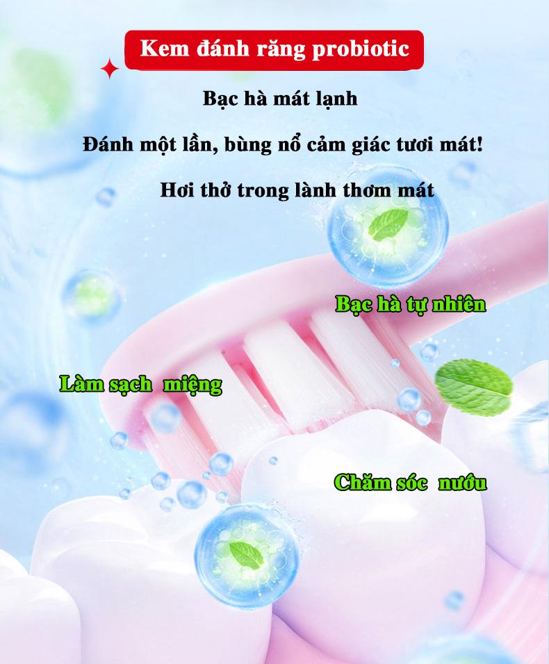 Mua 2 tặng 3 Kem đánh răng Probiotic Sp-4 Kem đánh răng Shark làm trắng và sảng khoái làm sạch răng miệng, loại bỏ vết ố trắng, giảm ố vàng, thích hợp cho răng nhạy cảm và phục hồi men răng Mua 2 tặng 3 Kem đánh răng Probiotic Sp-4 Kem đánh răng Shark làm trắng và sảng khoái làm sạch răng miệng, loại bỏ vết ố trắng, giảm ố vàng, thích hợp cho răng nhạy cảm và phục hồi men răng