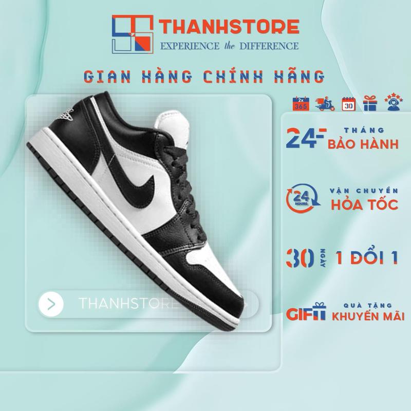 [CHÍNH HÃNG] Giày thể thao nam nữ trắng đen giày Nike Air Jordan 1 Low ‘Panda’ _ hàng xuất khẩu thời trang chính hãng - Sneaker Sport - NAJ1LB