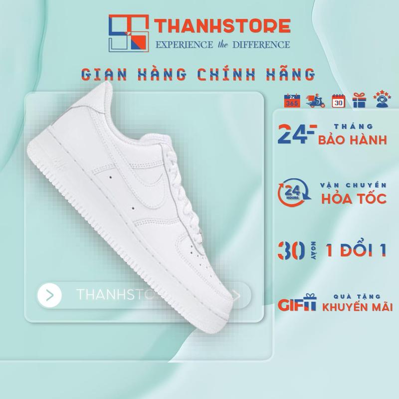 [CHÍNH HÃNG] Giày Thể Thao Nam Nữ Trắng Giày AIR FORCE 1 '07 giày AF1 _ hàng xuất khẩu thời trang chính hãng - Sneaker Sport - NAF107